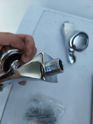 Grifos de pila cromado (2 unidades)