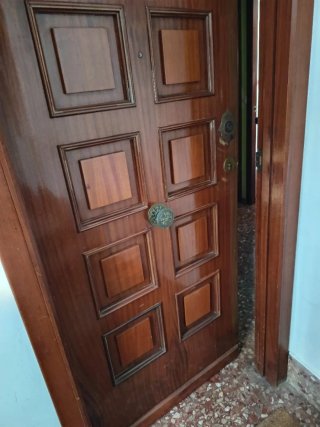 Puertas de madera con cristal
