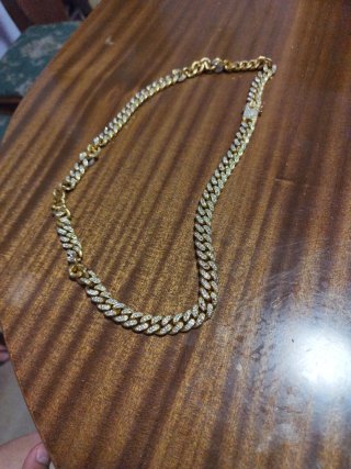 Cadena Vintax Oro y Plata con Cristales