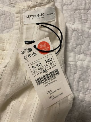 Camisa Lefties T10 Blanca
