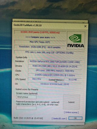 Grafica 3060ti