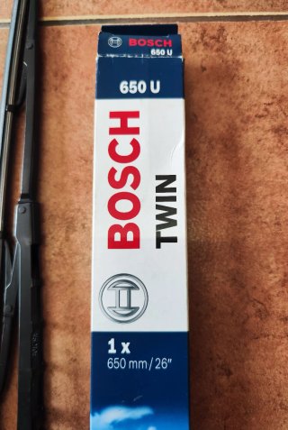 Escova Limpa Para-brisas Bosch Twin 650U 650mm