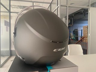 Casco Jet CGM  126 A Gris Mate gafa solar