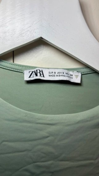Top Zara Verde Talla S
