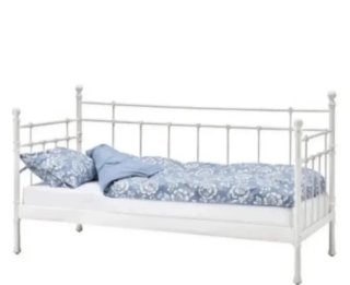 Cama Diván Ikea Tromsnes Forja Blanca