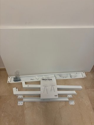 Escritorio Ikea Trotten 120x70 Blanco
