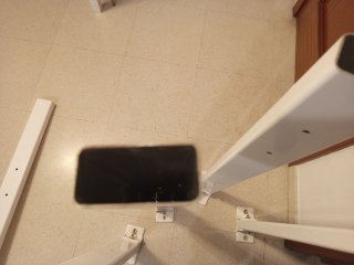 Lote 5 Postes Metálicos Aluminio Blanco