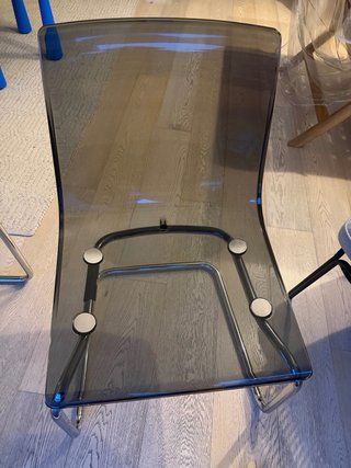 4 Sillas Comedor color ahumado