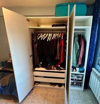 Armario de madera 3 puertas