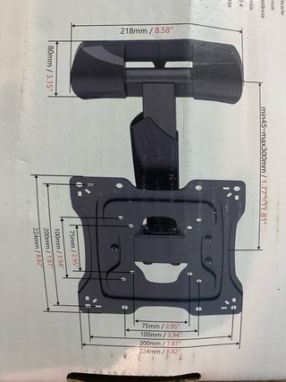 Soporte pared TV Qilive Swivel 1 arm M