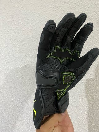 Guantes Moto Verano Ventilados Negro/Amarillo