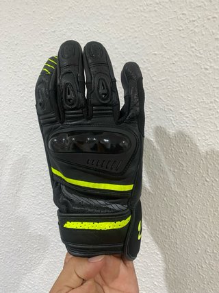 Guantes Moto Verano Ventilados Negro/Amarillo