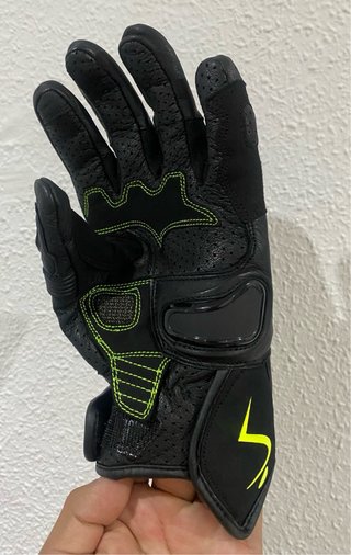 Guantes Moto Verano Ventilados Negro/Amarillo