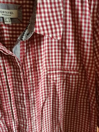 Camisa cuadros roja