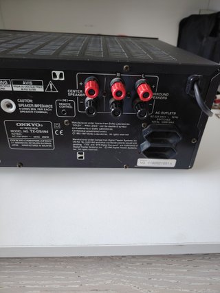 Amplificador Home Cinema Onkyo Negro