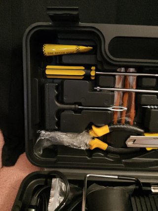 Kit compresor y herramientas