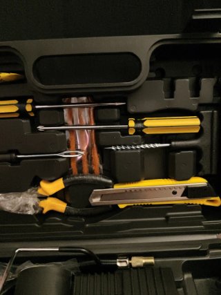 Kit compresor y herramientas