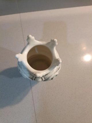 Vaso decorativo testa donna
