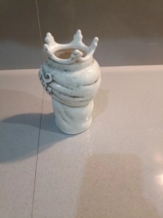 Vaso decorativo testa donna