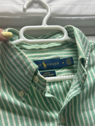 Camisa Polo Ralph Lauren Rayas Verdes
