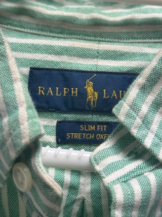 Camisa Polo Ralph Lauren Rayas Verdes