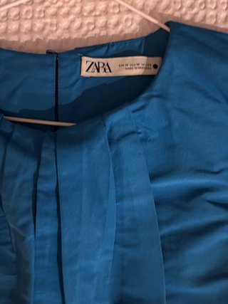 Vestido Zara azul de vestir