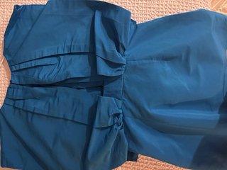 Vestido Zara azul de vestir