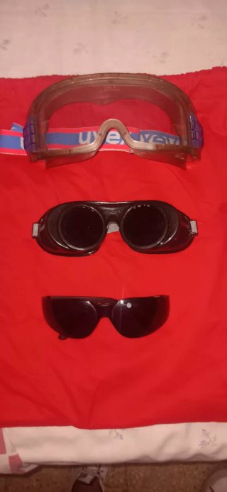 Lote 3 Gafas Protección Motos Soldadura