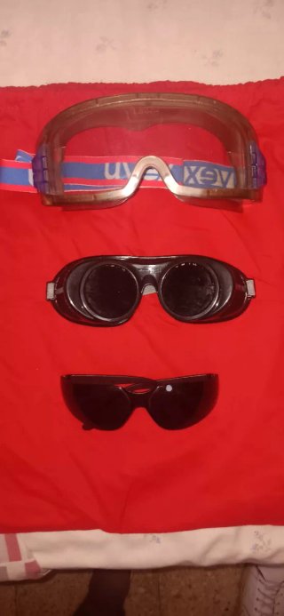 Lote 3 Gafas Protección Motos Soldadura