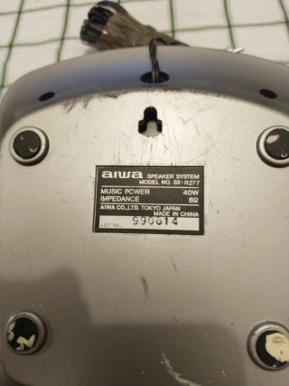 Altavoces Aiwa Negros