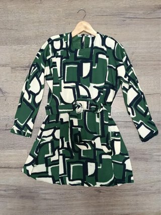 Vestido Zara estampado