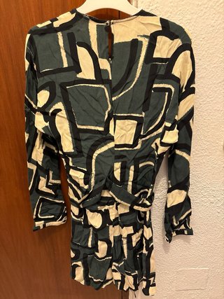 Vestido Zara estampado