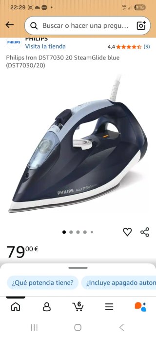 Plancha Philips Azur 7000 Series