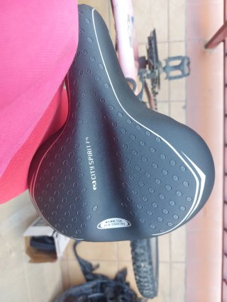 Bici donna rosa, sedile normale, taglia 35, 50 cm