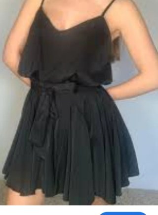 Vestido negro tirantes finos talla S