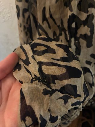 Vestido Leopardo Zara Talla Única