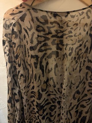 Vestido Leopardo Zara Talla Única