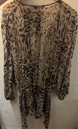 Vestido Leopardo Zara Talla Única