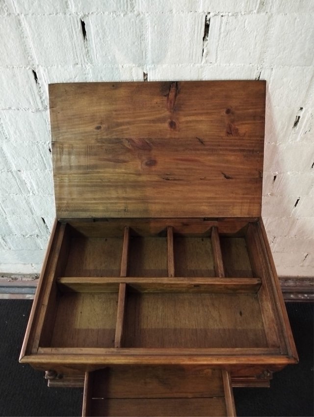 Escritorio costura francés vintage madera