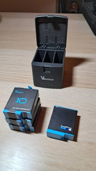 GoPro Hero 9 + 4 baterías + maletín accesorios