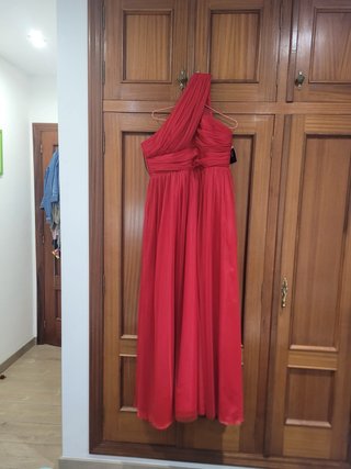 Vestido rojo elegante talla 46