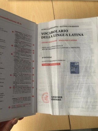 Il vocabolario della lingua latina. Latino-ital...