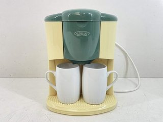 Cafetera Cleveland Goteo con 2 Tazas