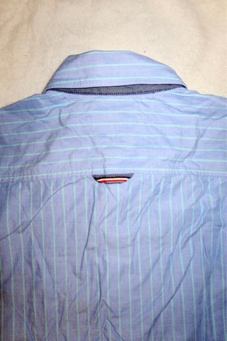 Camisa Tommy Hilfiger Rayas Azul Talla M