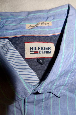 Camisa Tommy Hilfiger Rayas Azul Talla M