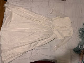 Vestido Comunión Niña Blanco Roto Talla 12-14 años