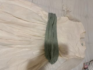 Vestido Comunión Niña Blanco Roto Talla 12-14 años