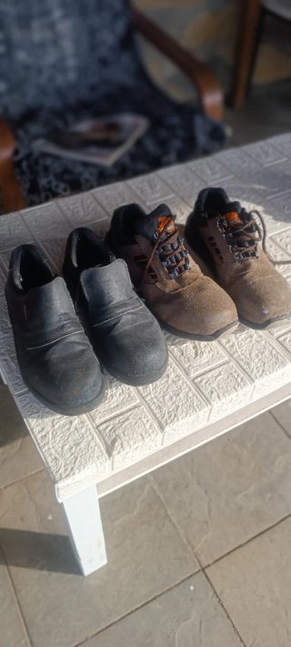 Lote 3 pares zapatos seguridad talla 39