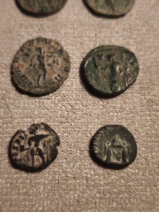 Lote monedas romanas bajo imperiales