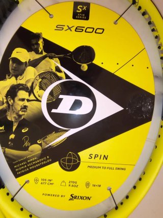 Confezione 2 racchette Dunlop SX 600 nuove